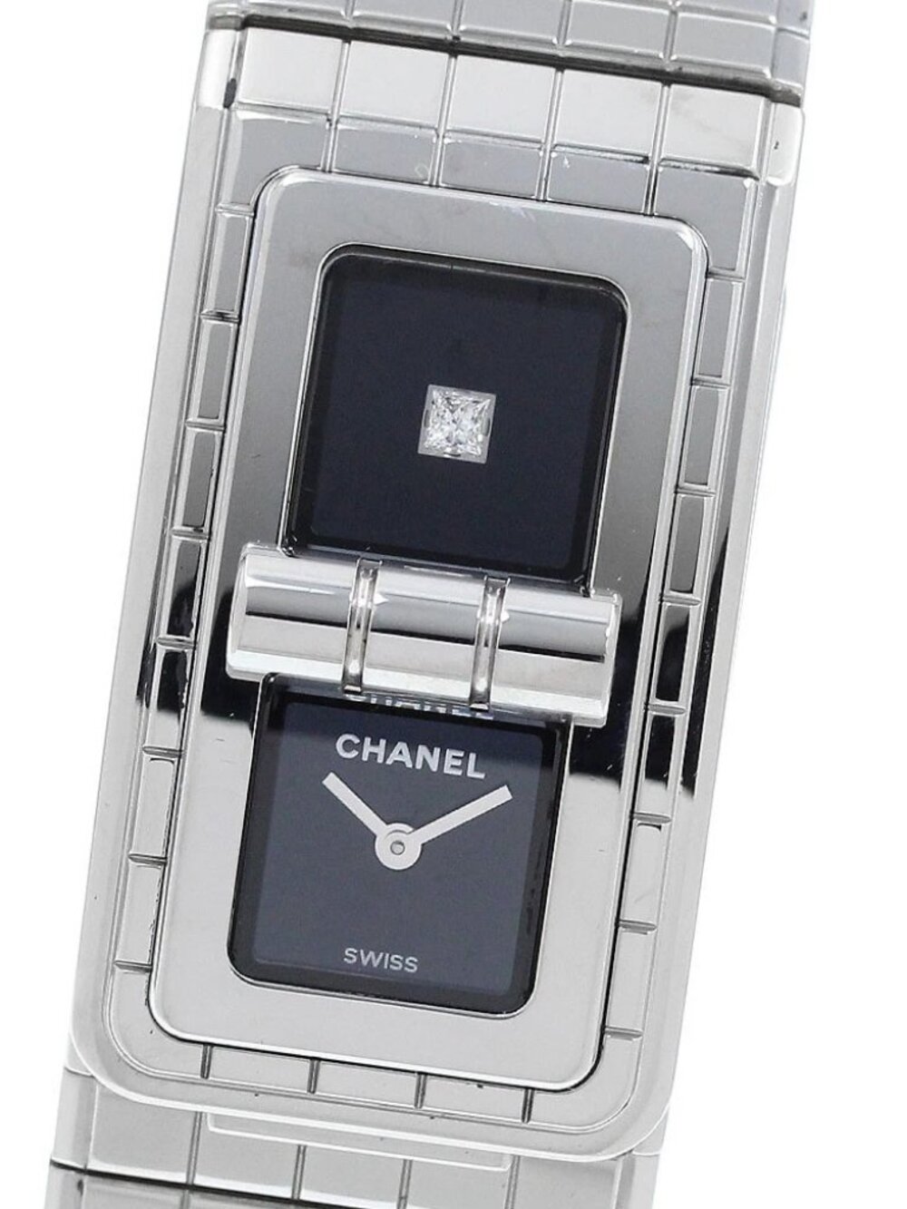 CHANEL Code Coco H5144 1P diamond Black Dial Quartz Ladies Watch